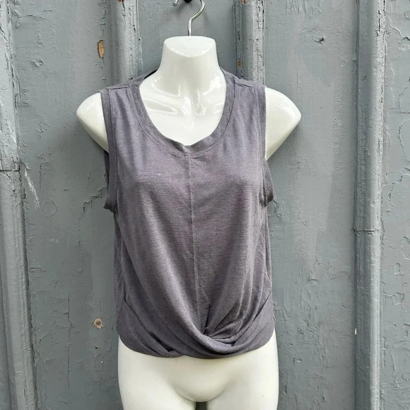 Athleta Grey Breezy Twist Tank, Small - Picture 3 of 11